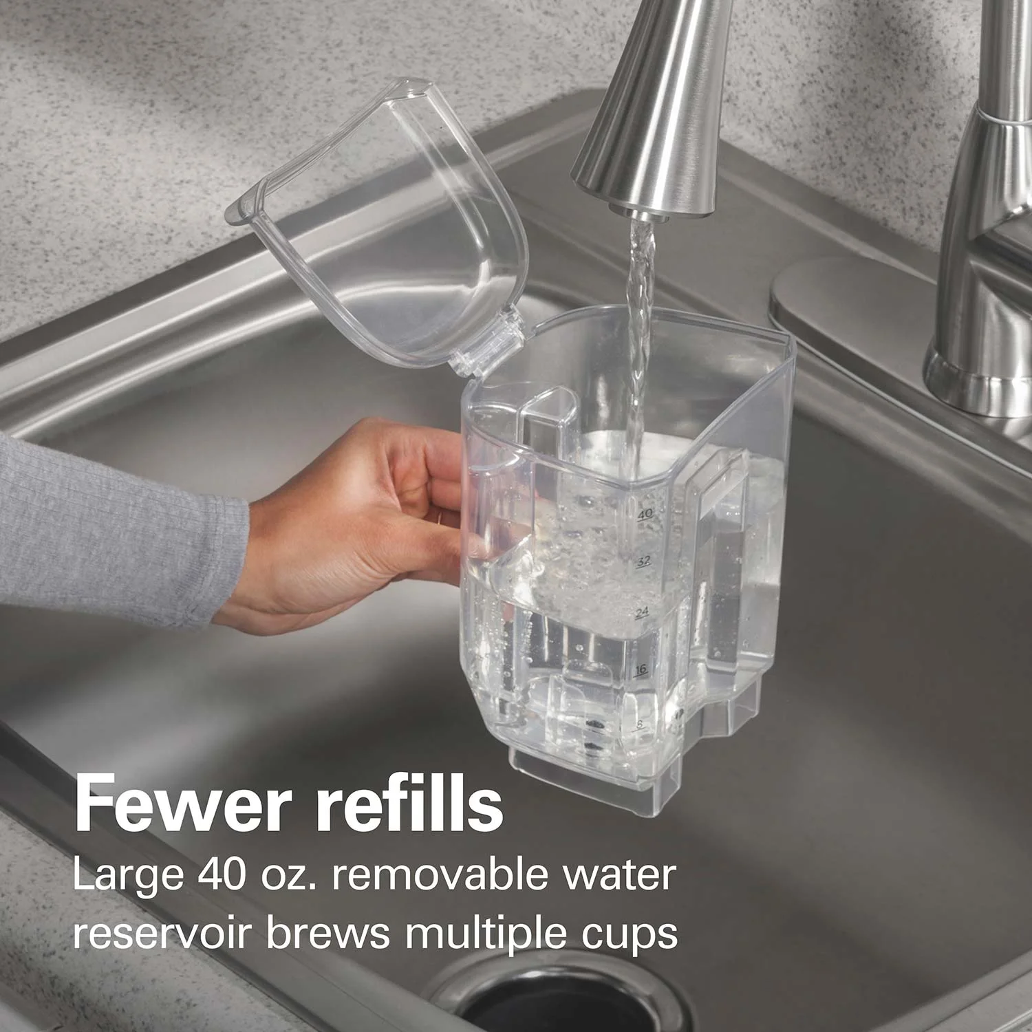 The Scoop® Single-Serve Coffee Maker with Removable Reservoir - Image 3