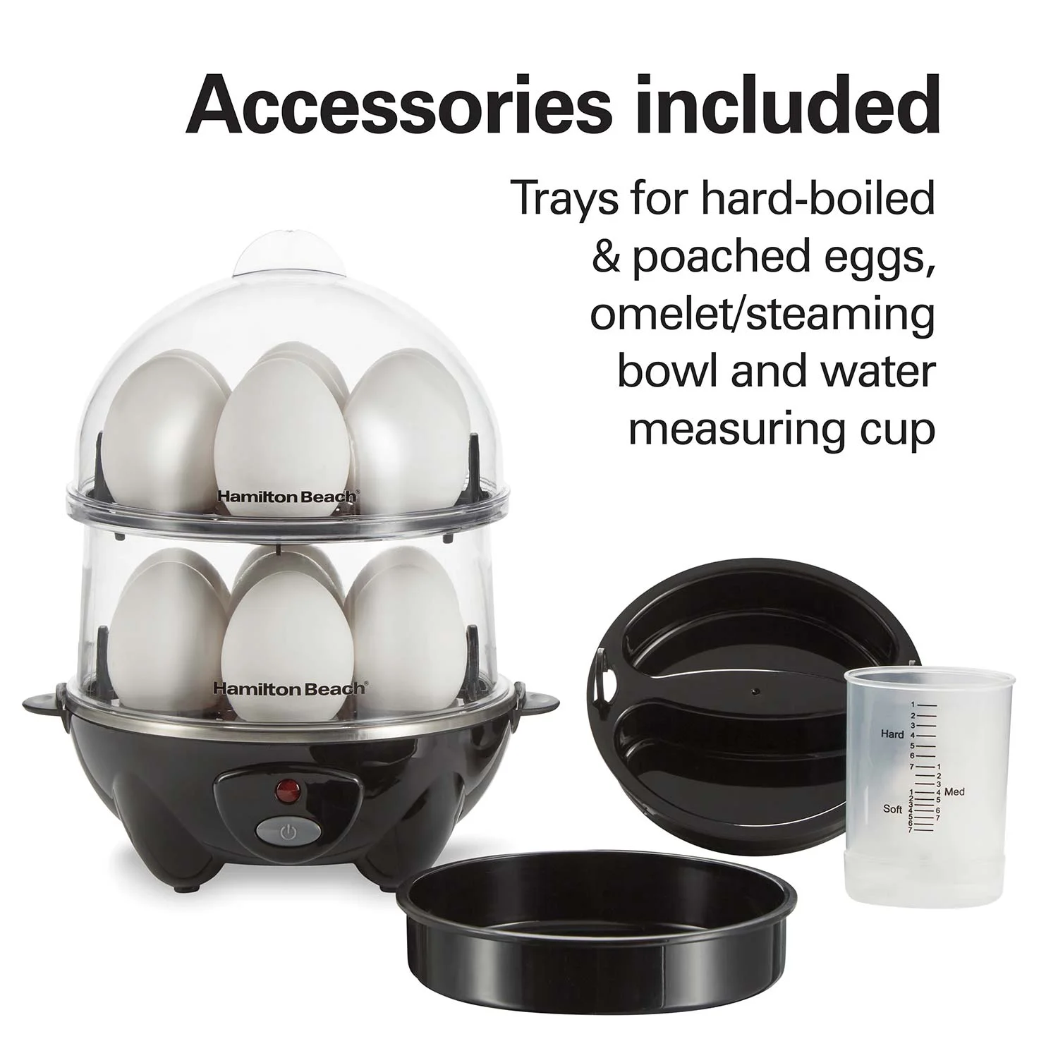 3-in-1 Egg Cooker with 14 Egg Capacity - Image 3
