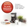 FrontFill® 5 Cup Compact Coffee Maker with Programmable Clock & Glass Carafe - Image 2