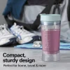 Personal Blender with Leak-Proof Travel Lid, Ice Blue - Image 6