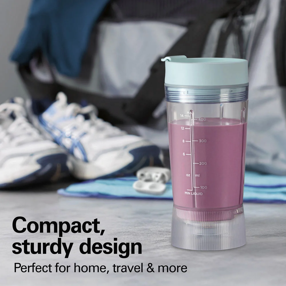 Personal Blender with Leak-Proof Travel Lid, Ice Blue - Image 6