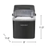 Countertop Bullet Ice Maker with Easy-Carry Handle, Black - Image 8