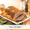 5 Quart Slow Cooker, Silver - Image 5