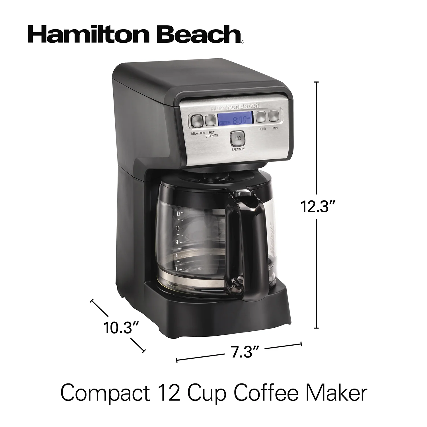 12 Cup Compact Programmable Coffee Maker - Image 7