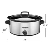 6 Quart Oval Slow Cooker - Image 7