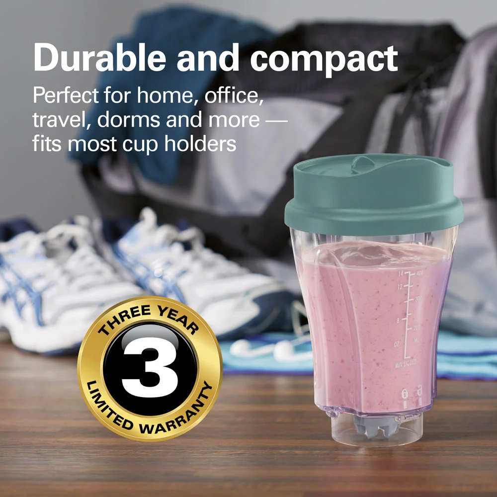 Personal Blender with Travel Lid, Teal - Image 5