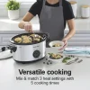 7 Quart Programmable Stay or Go® Slow Cooker, Silver - Image 2