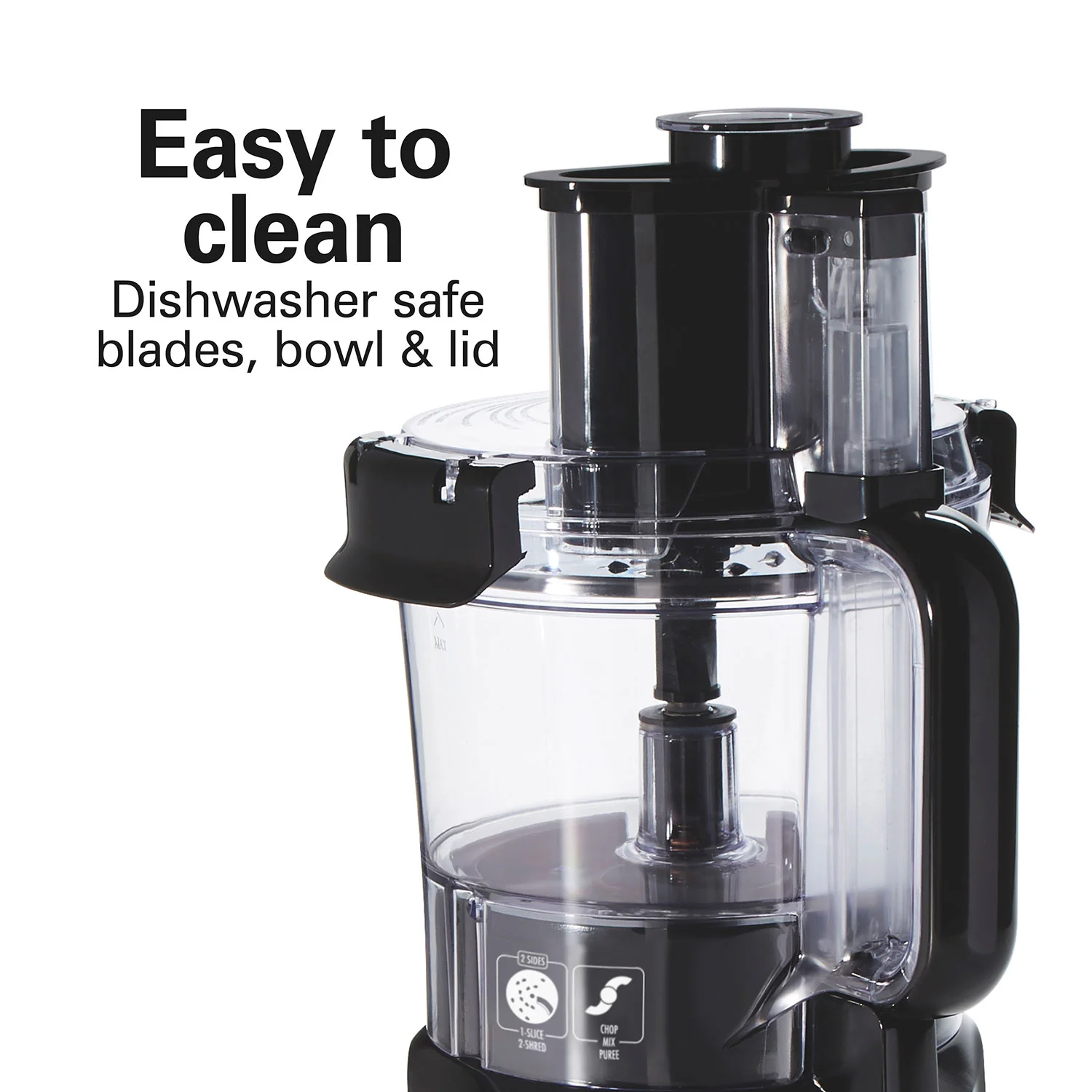 Hamilton Beach® Stack & Snap™ 10-Cup Food Processor, 70723G - Image 7