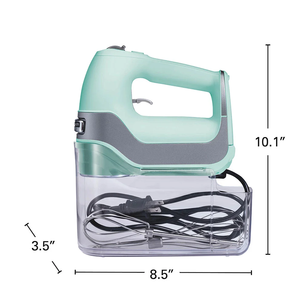 Hamilton Beach® Professional Hand Mixer 5 Speed, Mint - Image 6