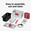 8 Cup Deep Fryer, Red - Image 5