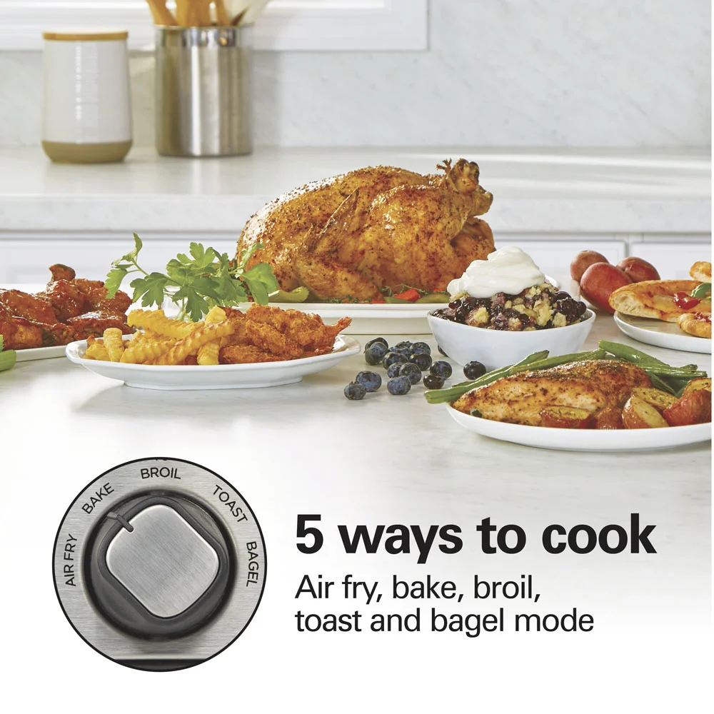 6 Slice Sure-Crisp® Air Fry Oven with Easy-View Window - Image 3