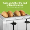 4 Slice Toaster with Extra-Wide Slots Stainless Steel - Image 6