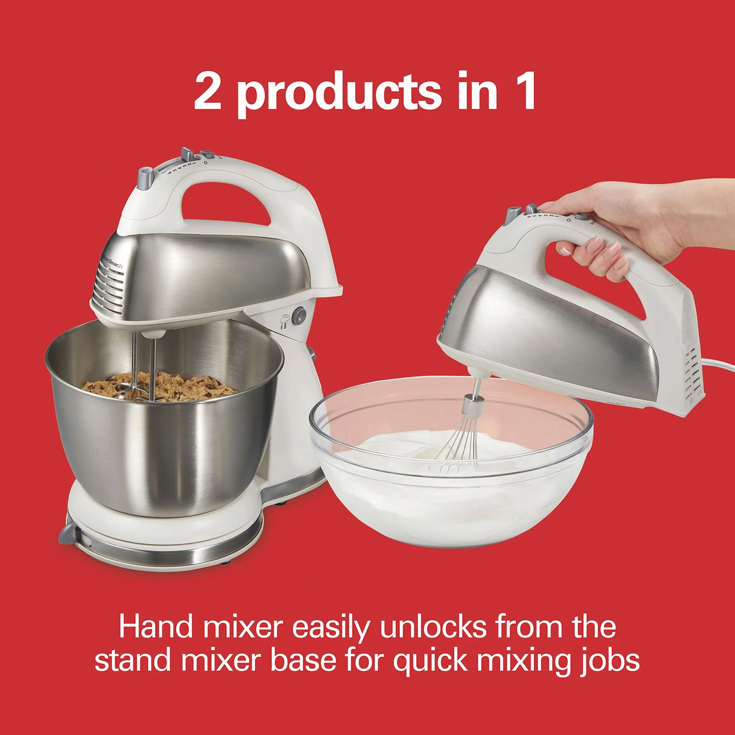 Alternative view of 6 Speed Stand Mixer, White