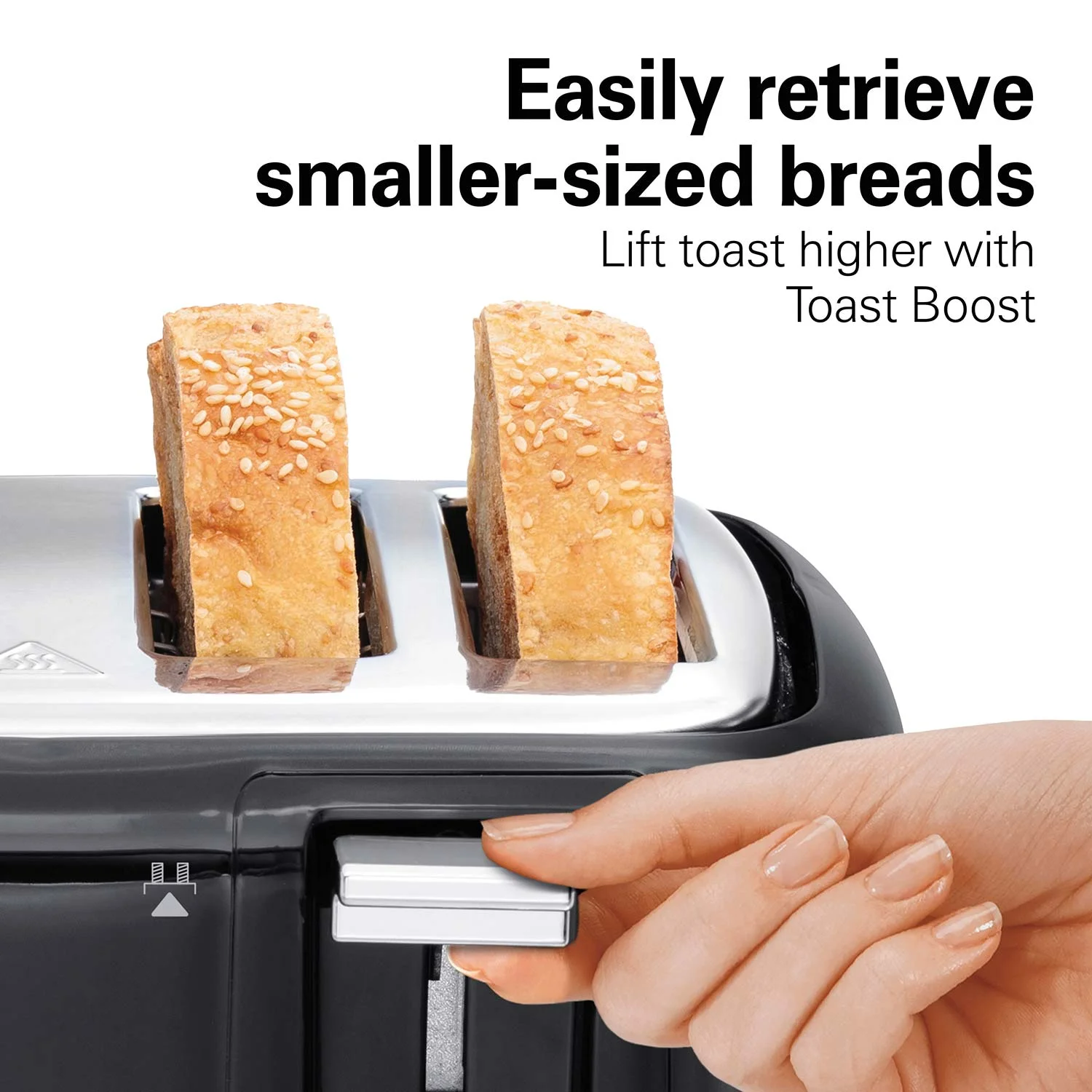 4 Slice Toaster with Extra-Wide Slots - Image 3