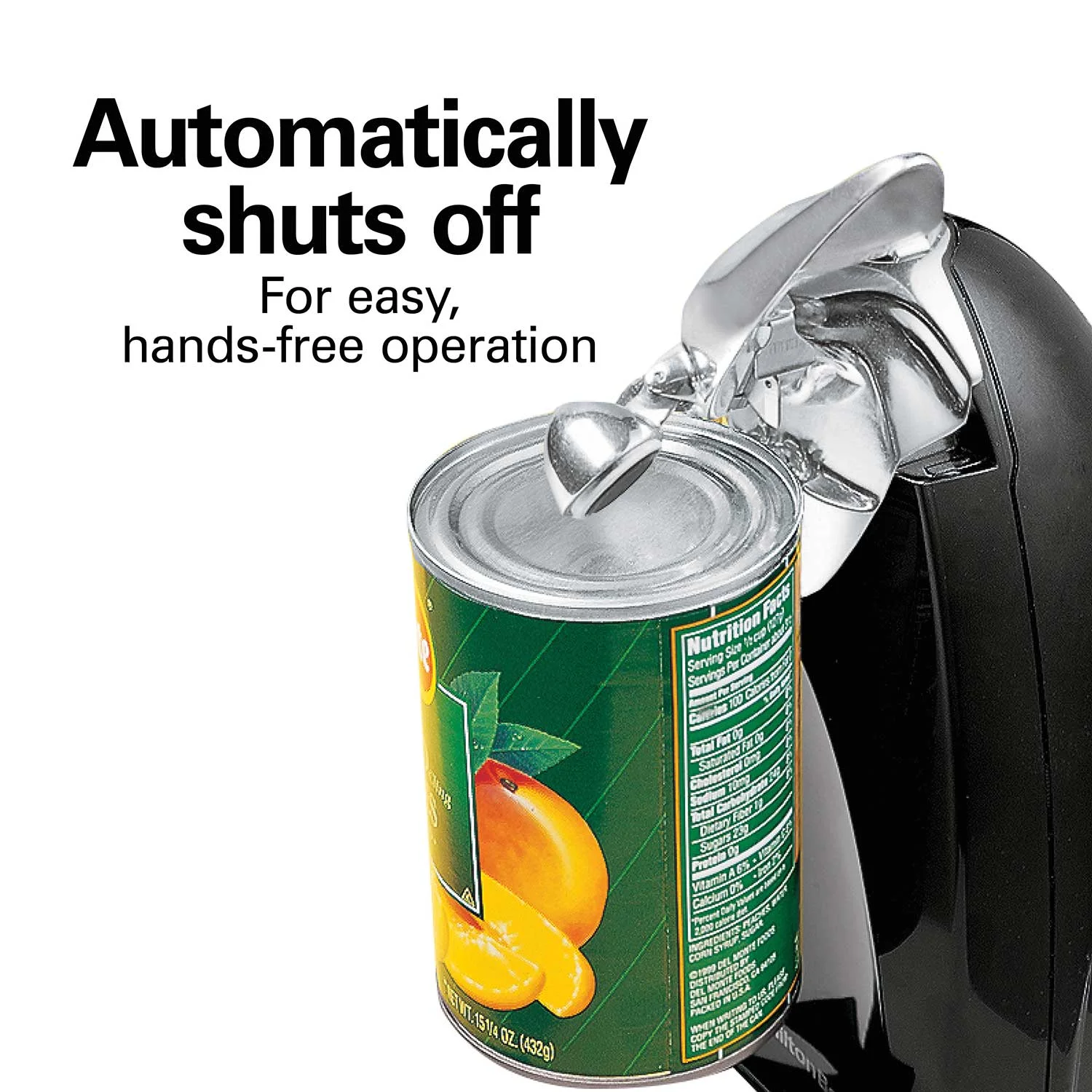 Classic Chrome Heavyweight Can Opener - Black - Image 5
