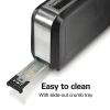 Long-Slot Toaster, Black - Image 7