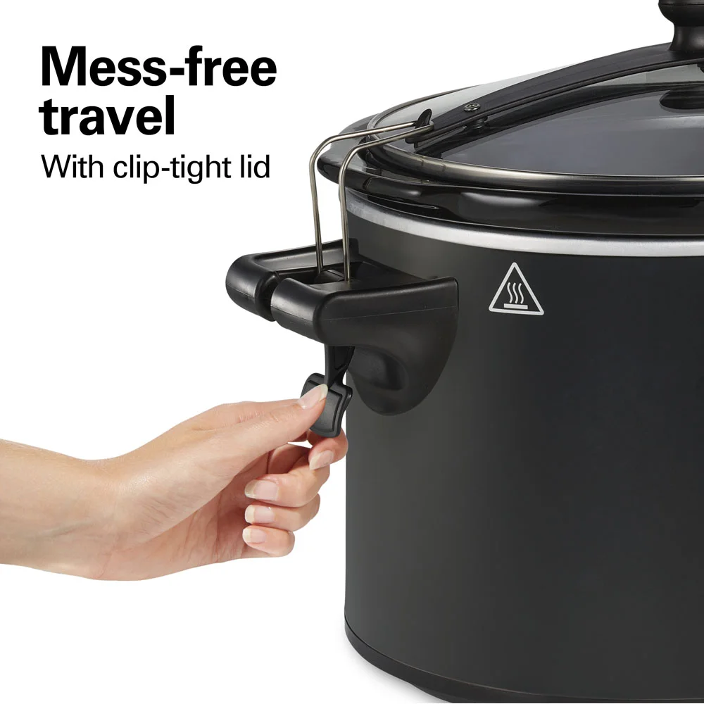 Ready, Set, Dinner Slow Cooker, Matte Black - Image 5