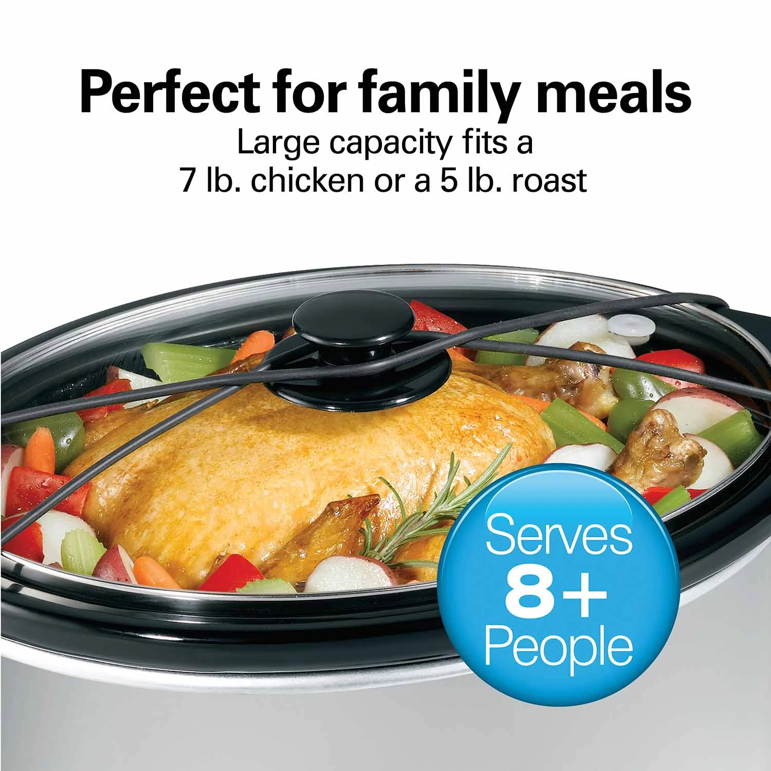 7 Quart Oval Slow Cooker - Image 3