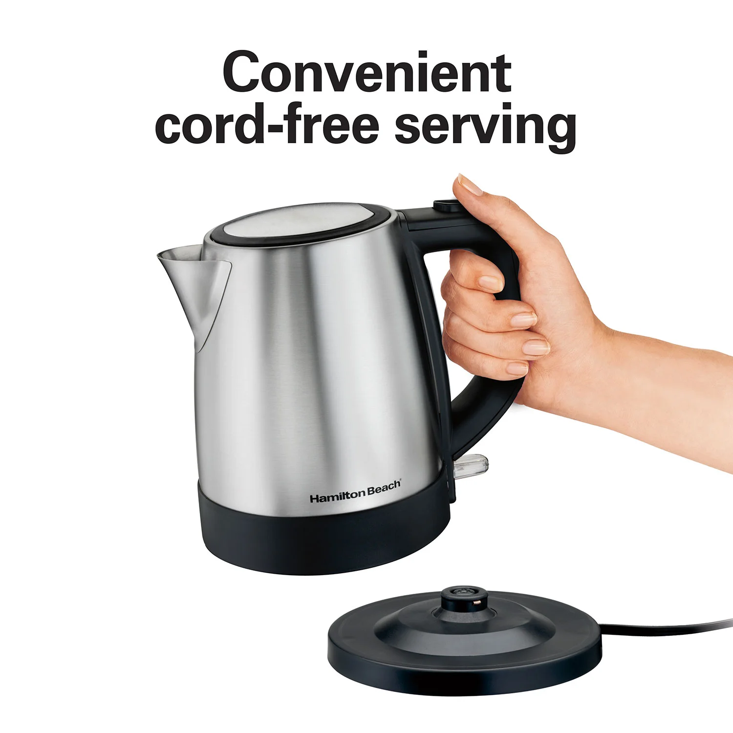 Recertified 1 Liter Stainless Steel Electric Kettle - Image 4