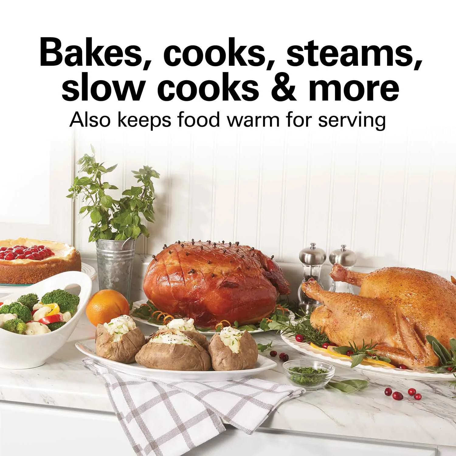 Electric Roaster Oven, 20 Quart Capacity - Image 3