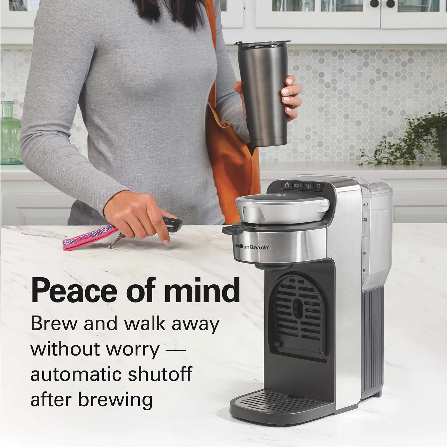 The Scoop® Single-Serve Coffee Maker with Removable Reservoir - Image 7