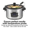 Set & Forget® 6 Quart Defrost Slow Cooker Silver - Image 3