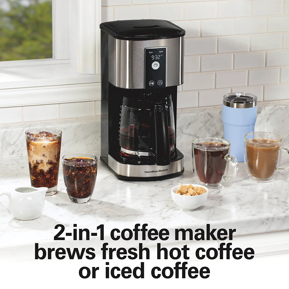 Alternative view of 12 Cup Programmable Hot & Iced Coffee Maker