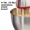 6 Speed Classic Stand Mixer, Red - Image 5