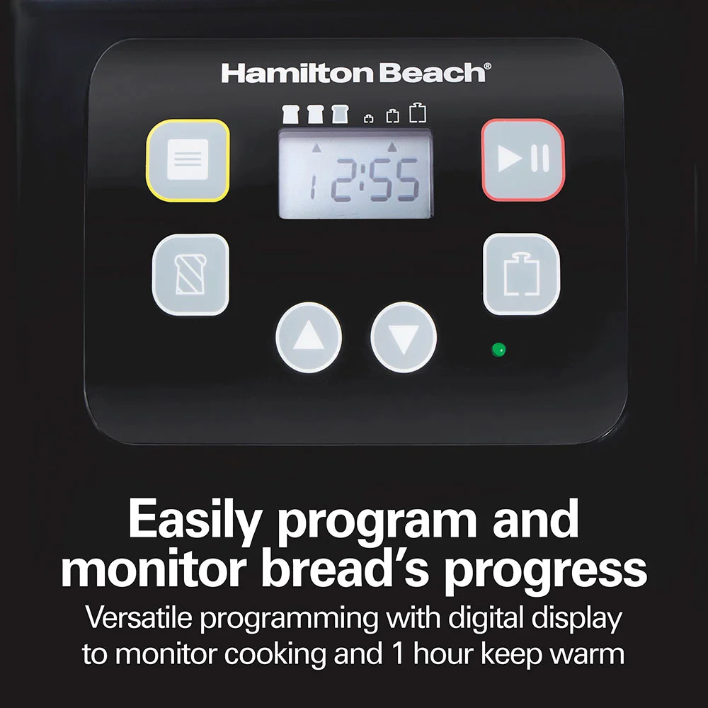 2lb Bread Maker, Black - Image 6