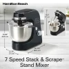 7 Speed Stack & Scrape™ Stand Mixer, Black - Image 8