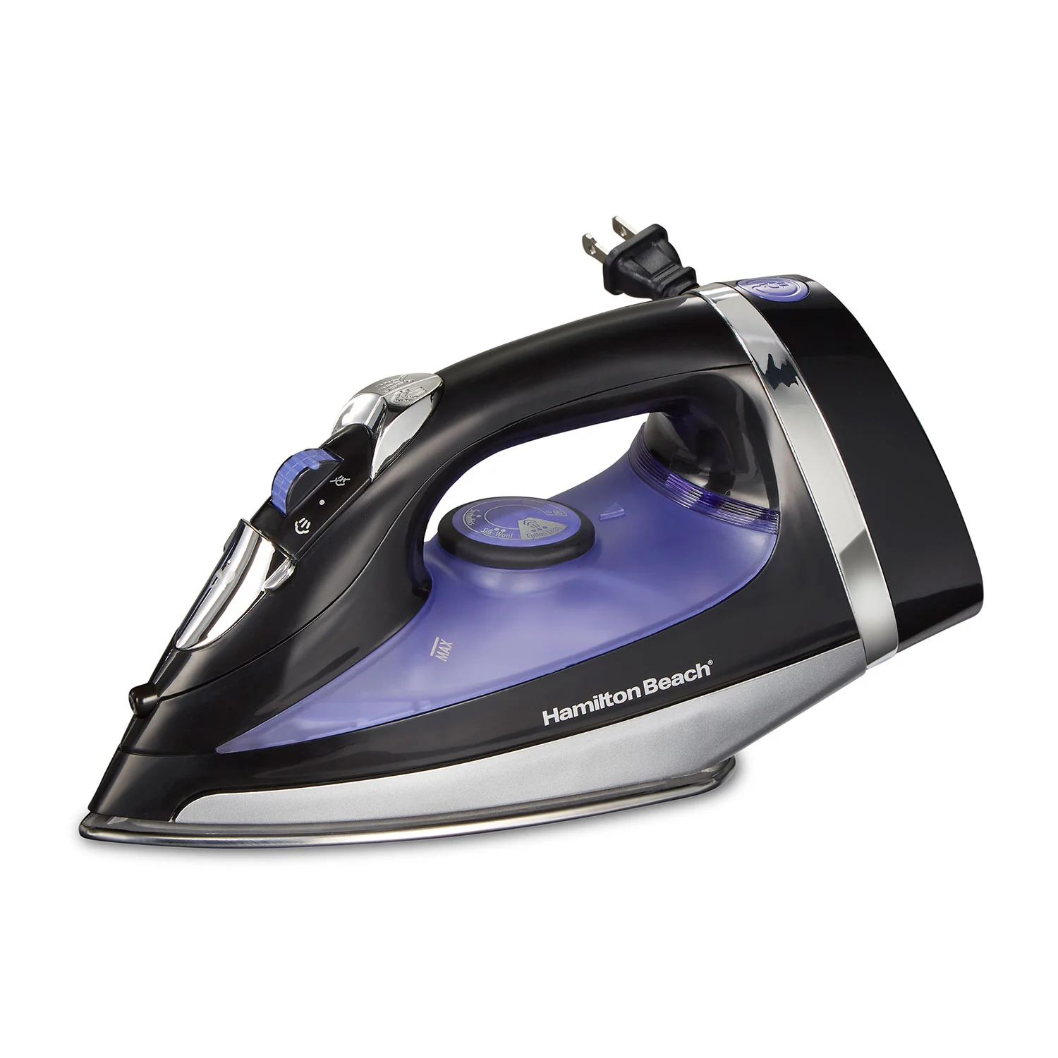 Steam Iron with Retractable Cord