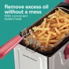 8 Cup Deep Fryer, Red - Image 3