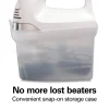6 Speed Hand Mixer with Snap-On Case White - Image 3