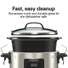 Programmable Stay or Go® 6 Qt. Slow Cooker, Stainless Steel - Image 7