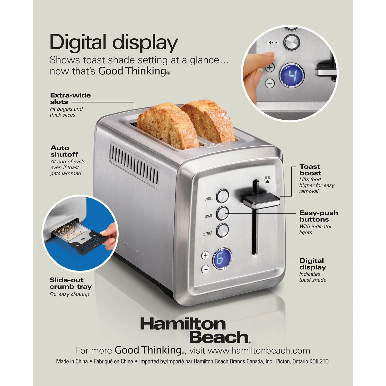 2 Slice Digital Toaster - Image 8