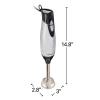 2 Speed Hand Blender with Whisk and Chopping bowl, Silver - Image 7