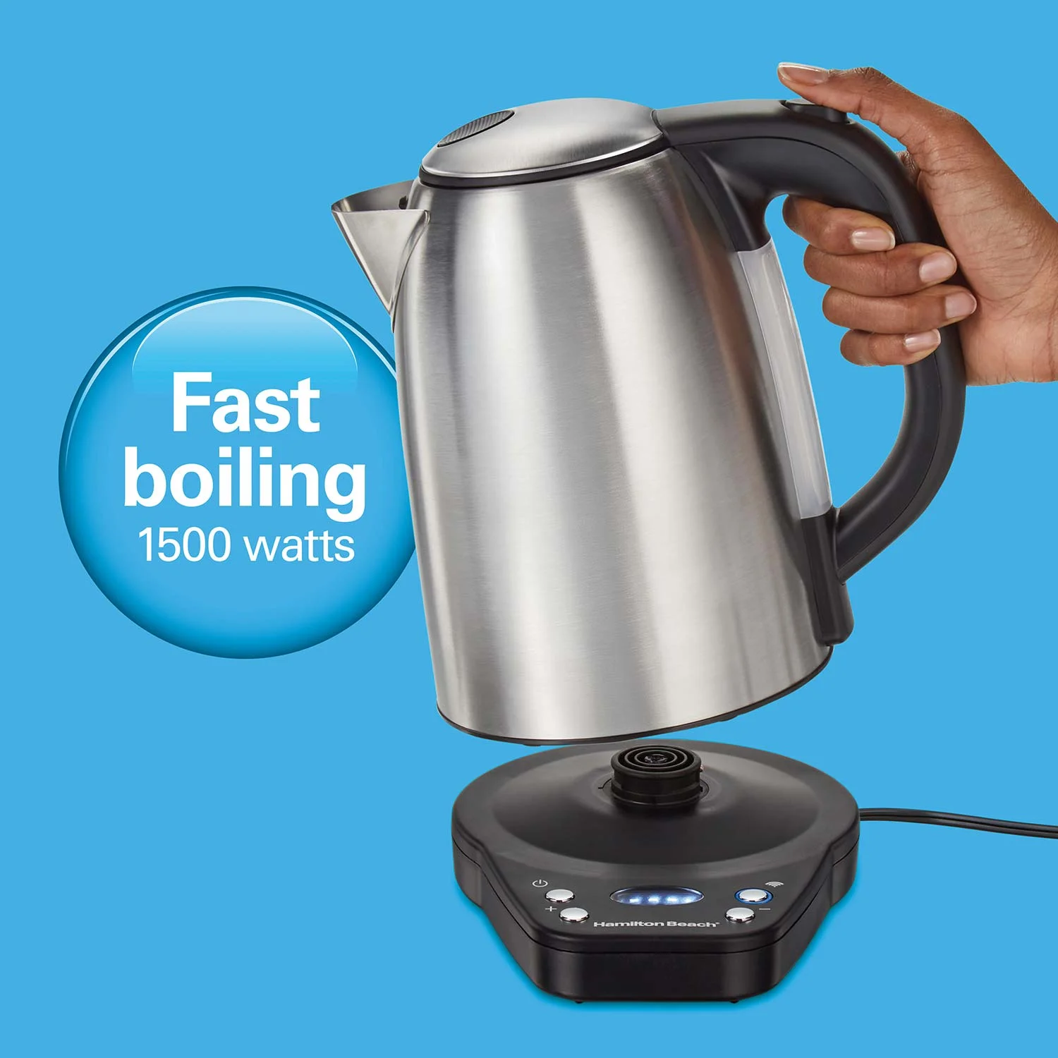 1.7 Liter Smart Kettle, Stainless Steel - Image 4
