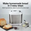 Artisan Dough & Bread Maker, White & Stainless - Image 2