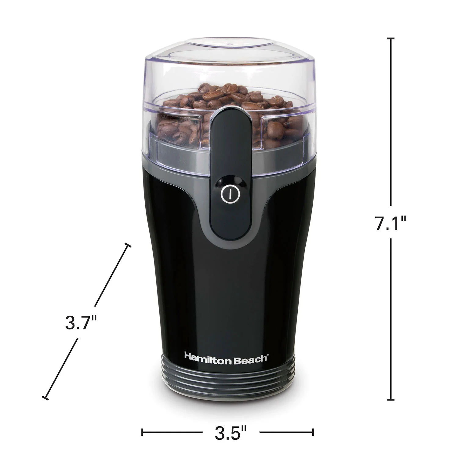 Hamilton Beach Fresh Grind™ Coffee Grinder, Black, 80335G - Image 7