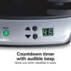 Dual Breakfast Sandwich Maker, Silver - Image 6