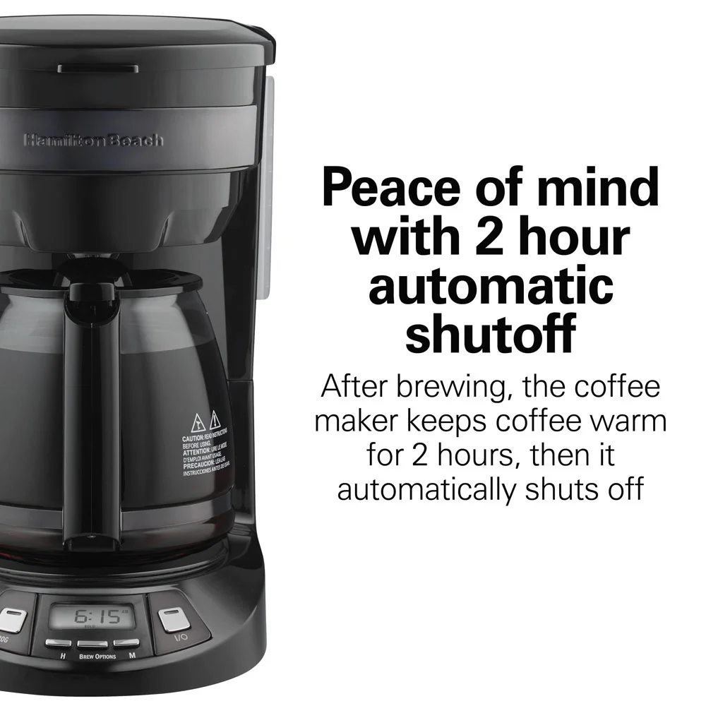 Black Stainless Coffee Maker - Image 5