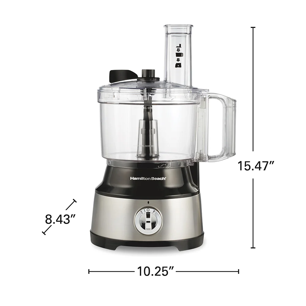 Hamilton Beach® Bowl Scraper Food Processor, 10 Cup Capacity, Black, 70730J - Image 8