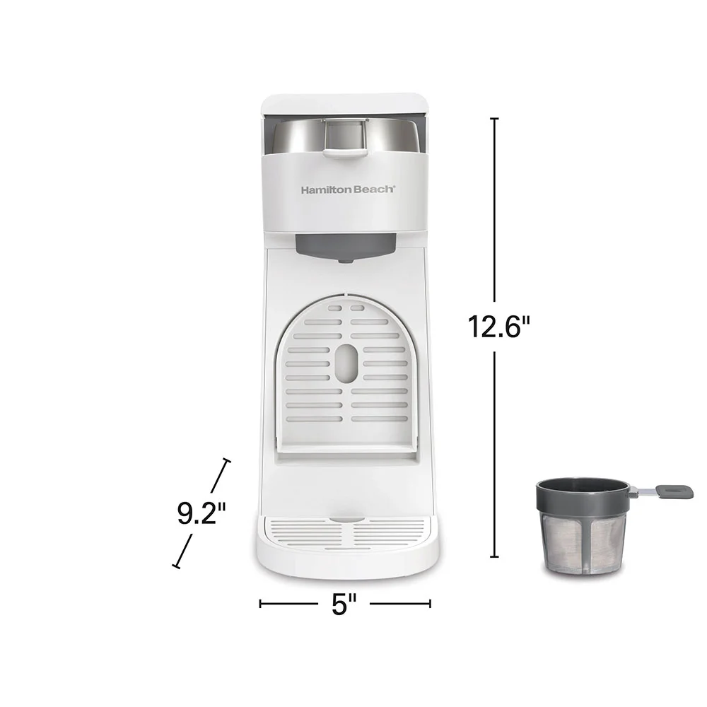 The Scoop® Single-Serve Coffee Maker, White - Image 7