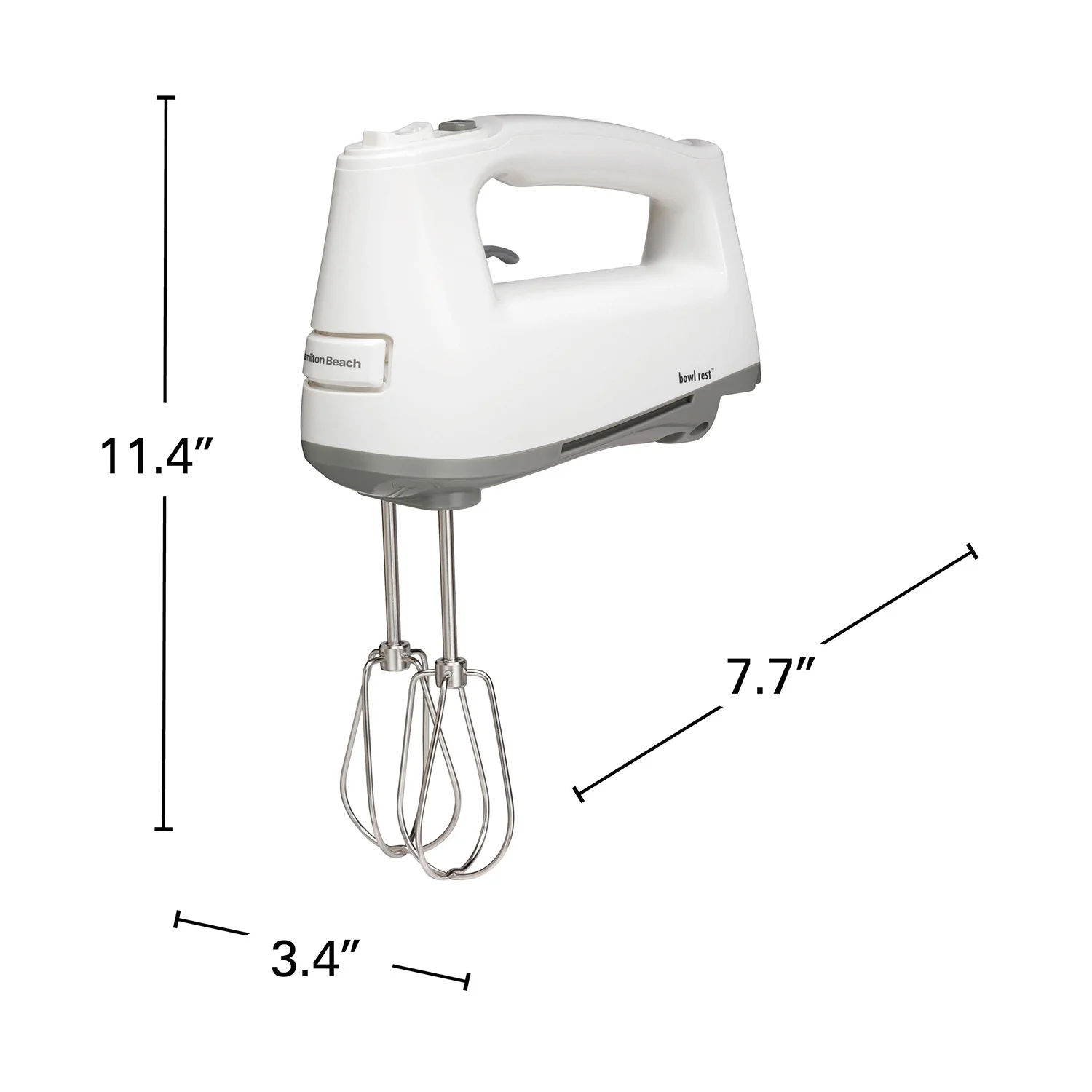 3 Speed Hand Mixer White - Image 8