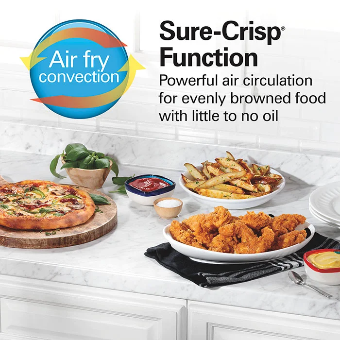 Alternative view of Sure-Crisp® Air Fryer Toaster Oven, Black