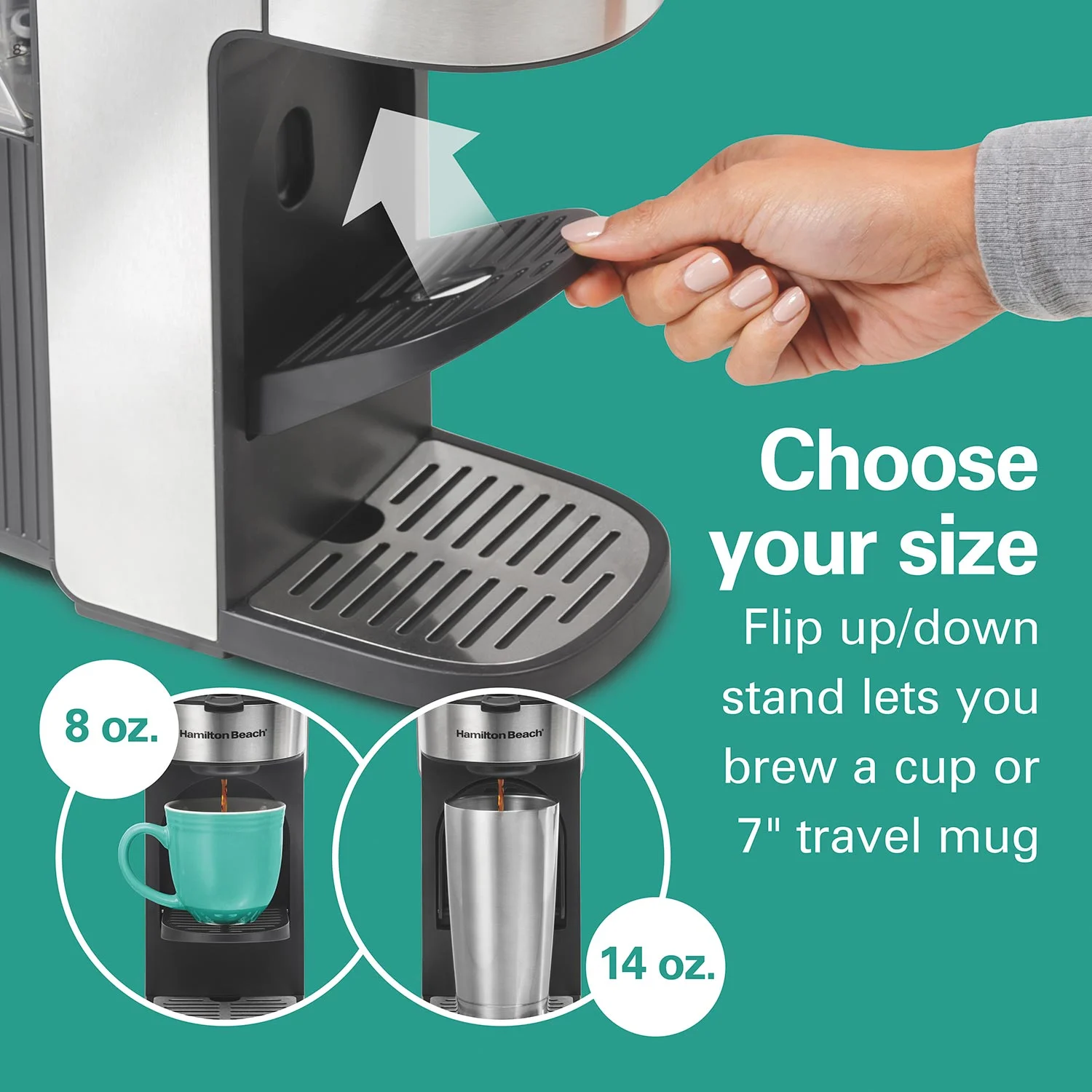 The Scoop® Single-Serve Coffee Maker with Removable Reservoir - Image 6