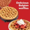 Belgian Waffle Maker with Adjustable Browning Control, Silver - Image 2