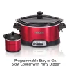 Stay or Go® Programmable Slow Cooker with Party Dipper, Red - Image 2