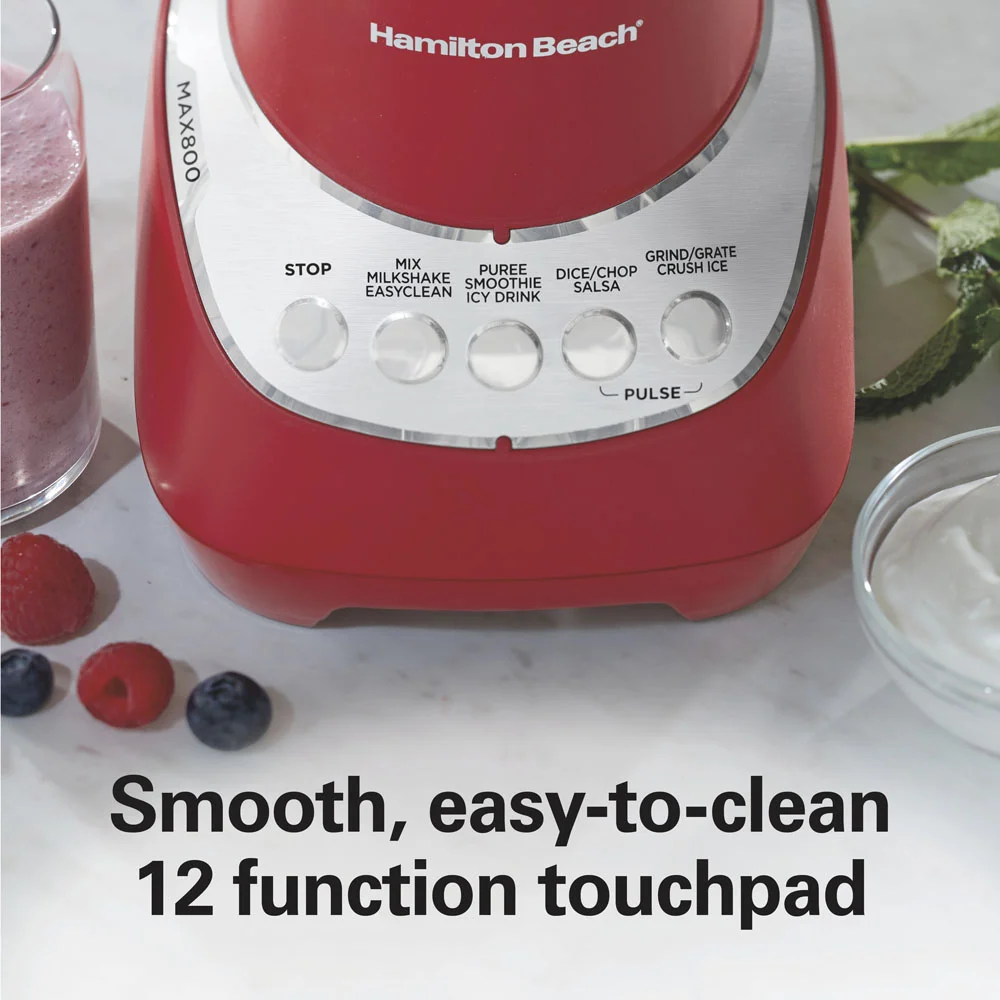 Wave~Action® Quiet Blender, Red - Image 4