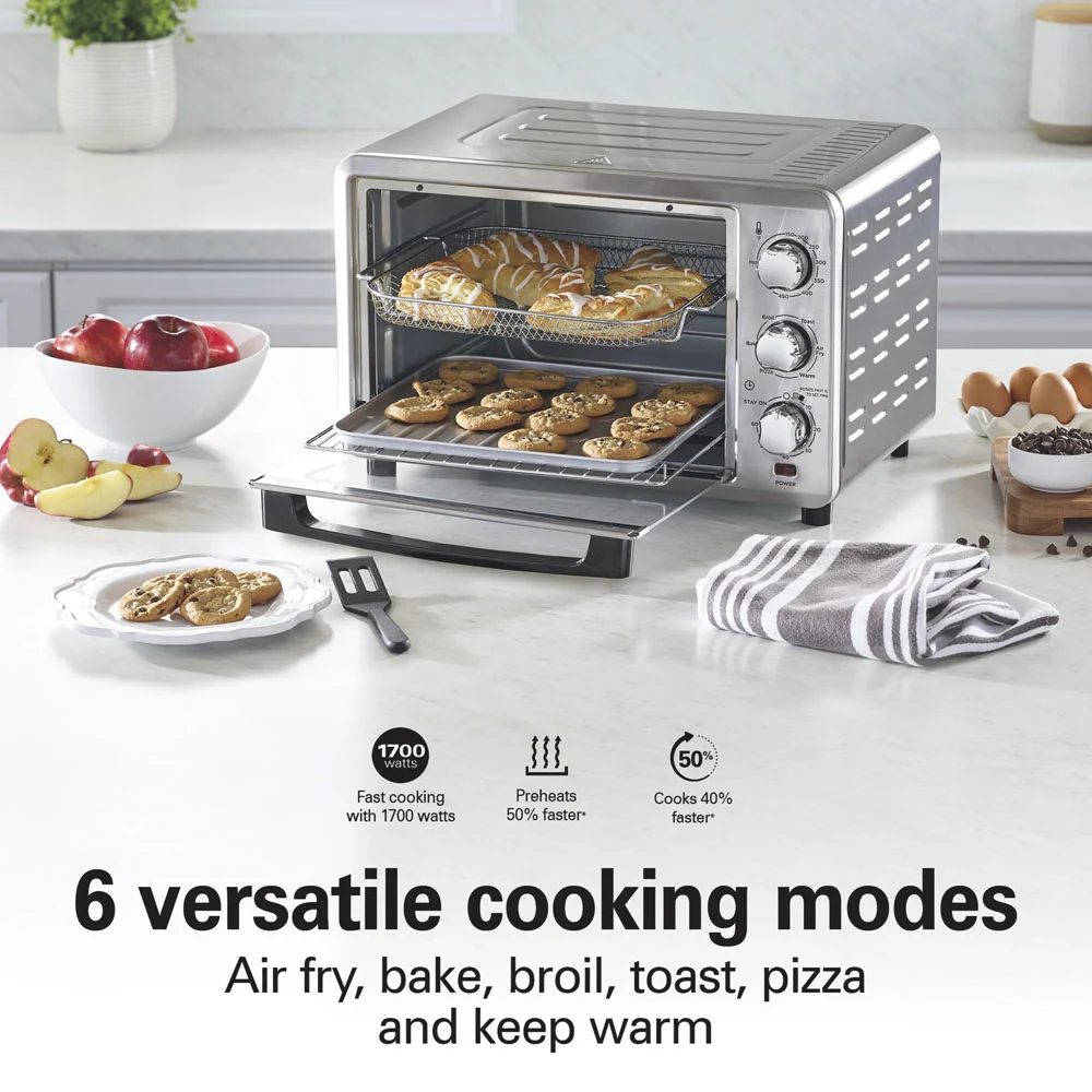 6-in-1 Dual Level Air Fry Oven - Image 4
